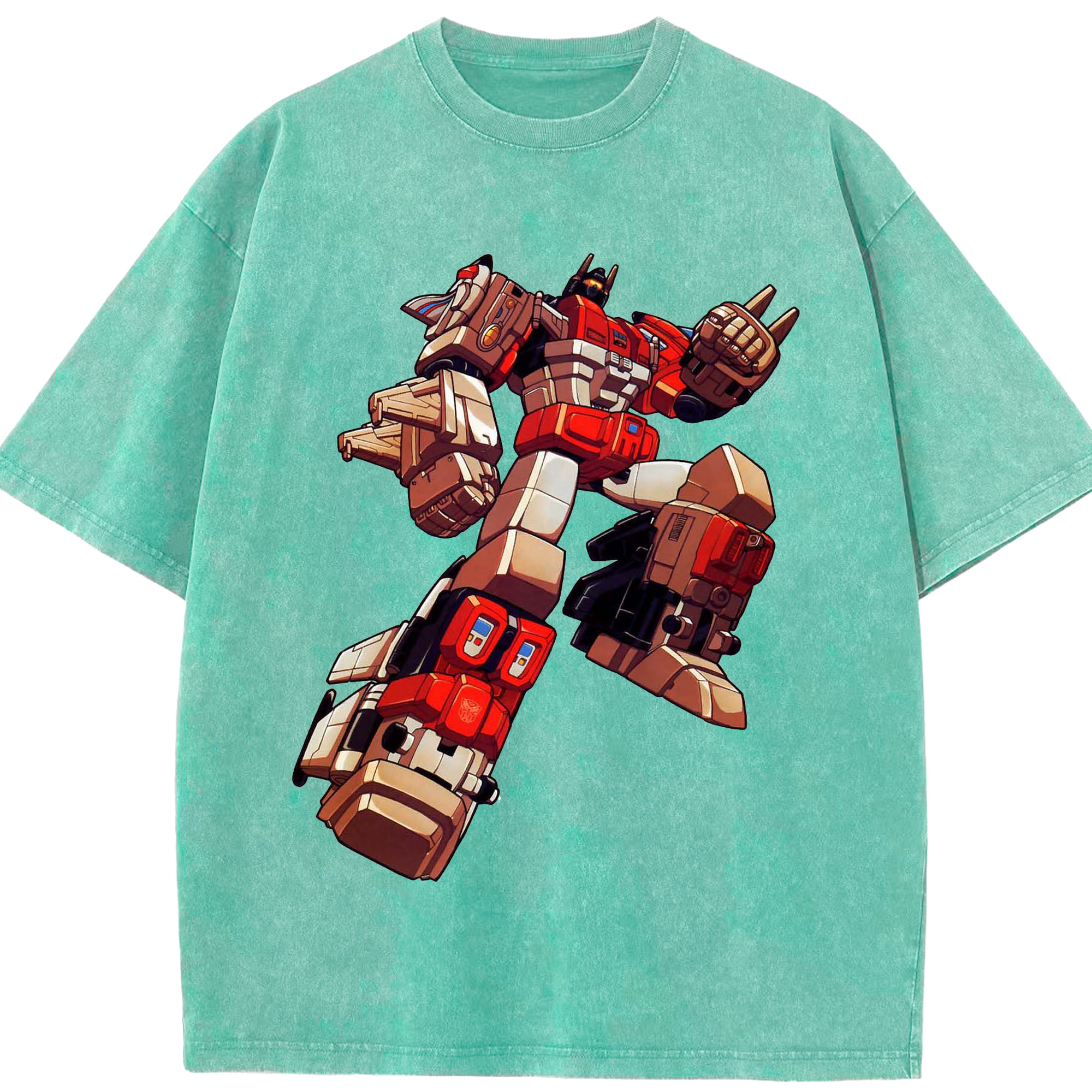 （画像用）  綿100% ヴィンテージ風 半袖Tシャツ（フロントプリント）